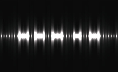 Bright abstract blue background with colorful digital sound equalizer lines and glowing wave patterns for technology vector design illustration