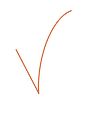 red check mark