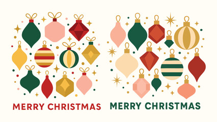 Ultimate Mid-Century Modern Christmas Design Kit: Mega Bundle of 60+ Geometric, Boho, and Retro Holiday Assets, Cards, and Seamless Patterns