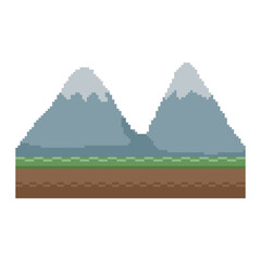 green land terrain pixel art