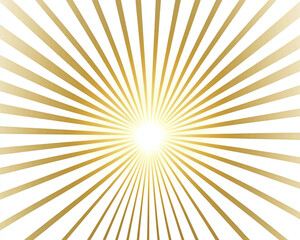 Fototapeta premium Radiant Golden Rays Emitting from Center Creating a Warm Glow