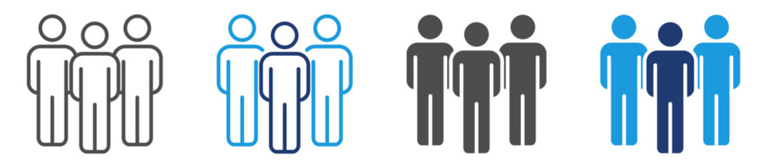 group icon sheet with multiple style