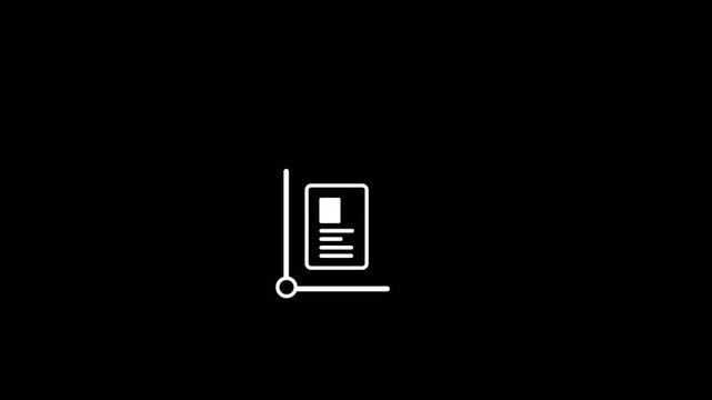 A standing document icon signifies structured information management that improves clarity, communication, and workflow consistency across essential tasks.