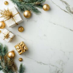 Elegant Christmas sale banner in rich red and gold tones, featuring festive lights and a modern layout ideal for seasonal promotions and marketing.