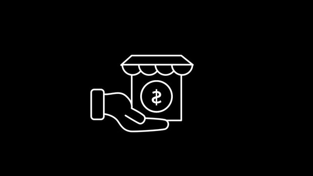 A store with money icon signifies visual content monetization empowering creators to earn revenue while expanding reach, engagement, and influence.