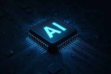 AI Powered Chip on a Motherboard