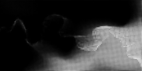 Abstract white and gray color background with halftone effect, dot pattern. Vector illustration.