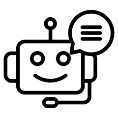 Machine learning icon vector illustration