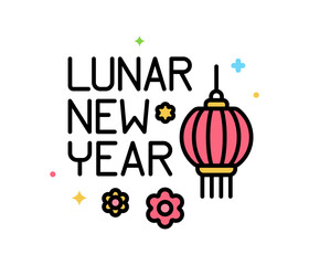 Happy New Year Typography Vector – Modern Typography, Glitter Effects, Fireworks Icons, Party Elements, Holiday Template