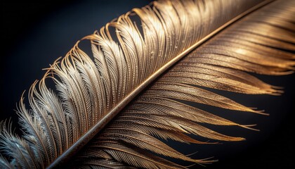 feather on black