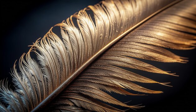 feather on black