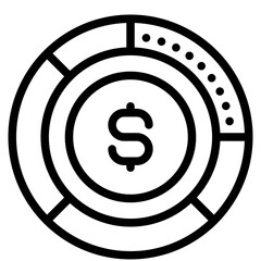 Budget belance Icon Element For Design Vector Illustration