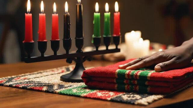 Kwanzaa Celebration: Kinara and Colors