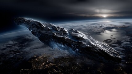 Mysterious interstellar object glides past Earth during a twilight sky