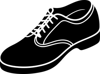 Tap Shoes silhouette vector illustration