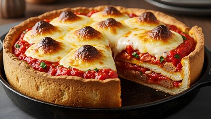 Delicious slice of homemade apple pie on a wooden board with fresh fruit, perfect for a baked dessert or sweet snack
