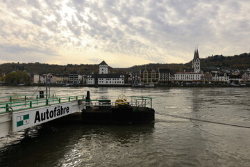Anlegestelle der Fähre zwischen Filsen und Boppard