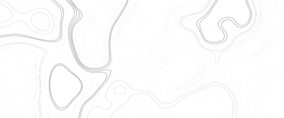 Topographic line map. Modern design with White background with topographic wavy pattern design.