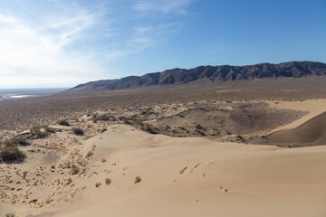 Singing Dune in the Altyn-Emel (or Altyn Emel) national park. Zhetysu region, Kazakhstan.