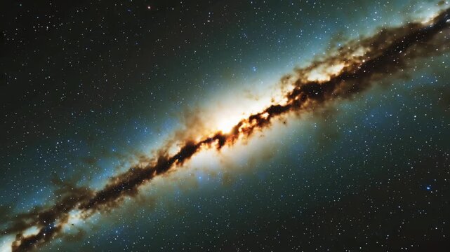 Animation depicting The Big Bang, birth universe. Universe science astronomy Small Magellanic Cloud Galaxy exploration on deep space. 4K Flight Small Magellanic Cloud Galaxy Nubecula Minor