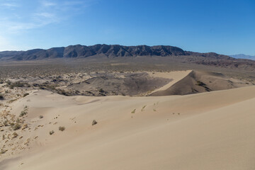 Singing Dune in the Altyn-Emel (or Altyn Emel) national park. Zhetysu region, Kazakhstan.