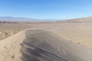 Singing Dune in the Altyn-Emel (or Altyn Emel) national park. Zhetysu region, Kazakhstan.