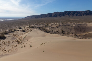 Singing Dune in the Altyn-Emel (or Altyn Emel) national park. Zhetysu region, Kazakhstan.