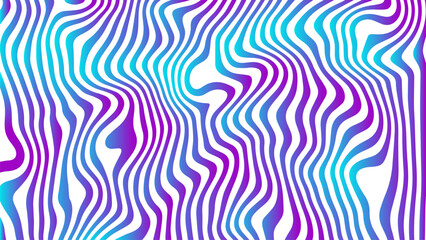 Cool Blue Liquid Distorted Wavy Line Abstract Background for Graphic Art Projects
