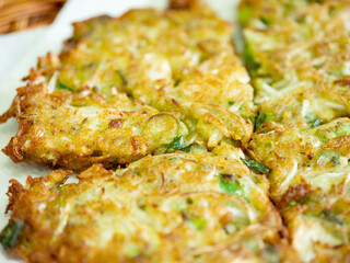 Mung Bean Pancake ,Korean food