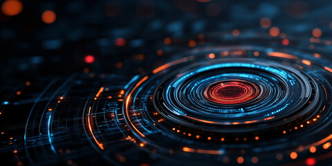 Fintech disruption in banking a technological transformation showcase digital space abstract visuals