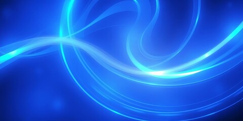 Naklejka premium Abstract swirling blue light background texture, motion, blue