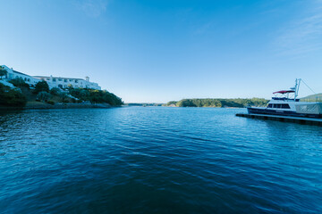 早朝に賢島から見た美しい海