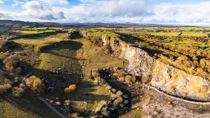 Panoramic views over Mineral Quarry