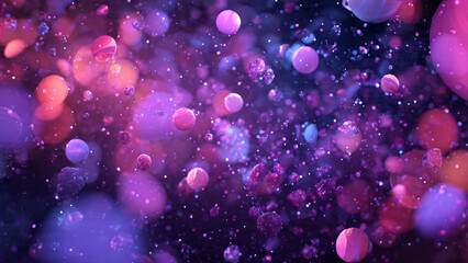 A vibrant abstract digital artwork featuring flowing multicolored light neon waves in bright