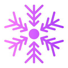 winter gradient icon