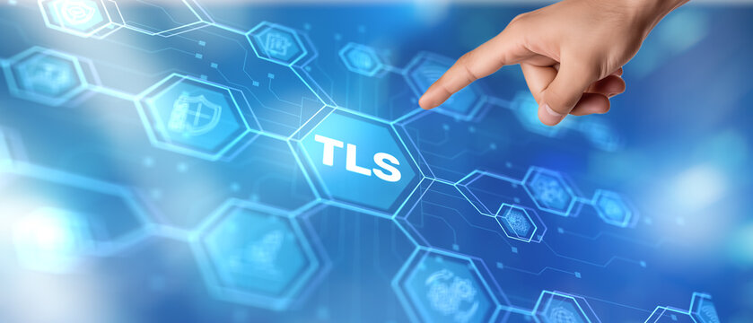 TLS encrypts online communications for secure data transfer and privacy