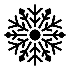 snow glyph icon