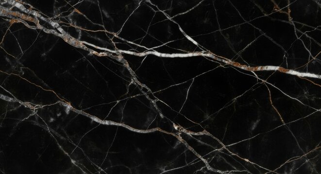 Elegant black marble with white veining texture background