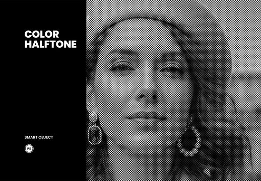 Color Halftone Photo Effect