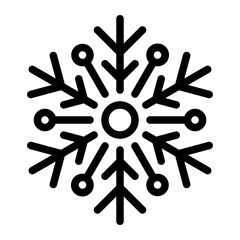 christmas line icon
