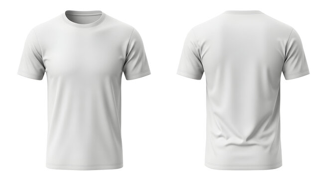 إليك نسخة محسنة وبسيطة وفعّالة جدًا كـ prompt لتوليد الصورة بدقة عالية:
White T-Shirt Mockup, Front and Back Views. Blank Unisex Short Sleeve Tee with Crew Neck for Custom Apparel Design and Branding 
