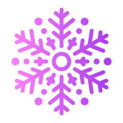 winter gradient icon