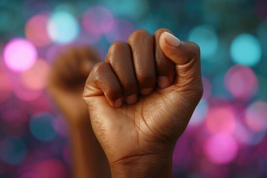 Closing Fist Protest