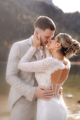 Hochzeitspaar bei den Drei Zinnen