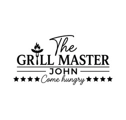 Elegant Personalized Grill Master Badge