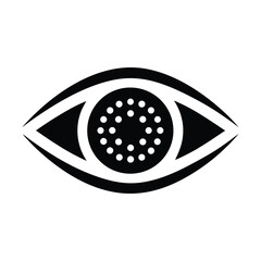 Vector symbolic eye icon