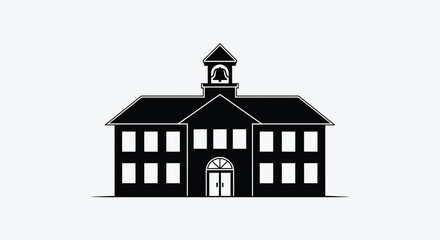 School building icon
