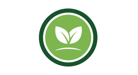 Leaf icon representing nature and environment