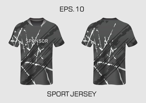 Modern Sport Jersey Design for Active Lifestyle with Sponsor Branding