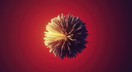 Fototapeta premium Conceptual visualization of a theoretical point of collapse, depicting overwhelming gravity and endless compression of matter ,darkness ,concentration ,absolute